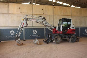 Veiling: Wielgraafmachine Takeuchi TB295W Diesel 85kW 2018, Zakelijke goederen, Machines en Bouw | Kranen en Graafmachines, Ophalen