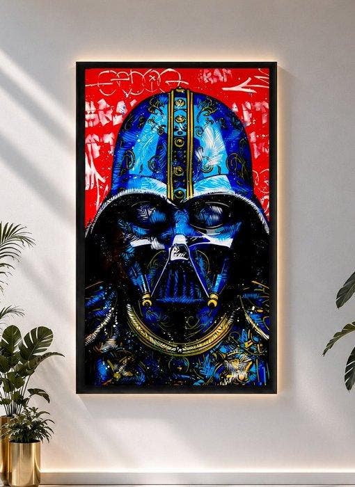 Moabit - Darth Vader - Flower Power, Antiek en Kunst, Kunst | Designobjecten