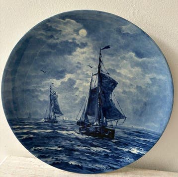 De Porceleyne Fles, Delft - Wandbord - Keramiek - 1938 - 35