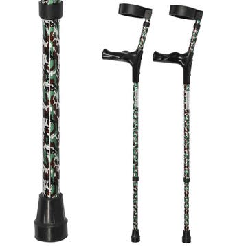 Elleboogkrukken ergonomisch met camouflage print, Ophalen of Verzenden, Nieuw