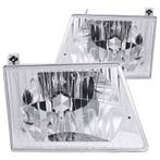 ANZO 1992-2006 Ford Econoline Crystal Headlights Chrome, Ophalen of Verzenden, Nieuw