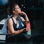 Lekro Waterfles Motivatie - Motiverende Drinkfles met, Ophalen of Verzenden, Zo goed als nieuw