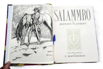 [HERTENBERGER, Eaux forte de] - Gustave FLAUBERT - Salammbô., Antiek en Kunst, Antiek | Boeken en Bijbels