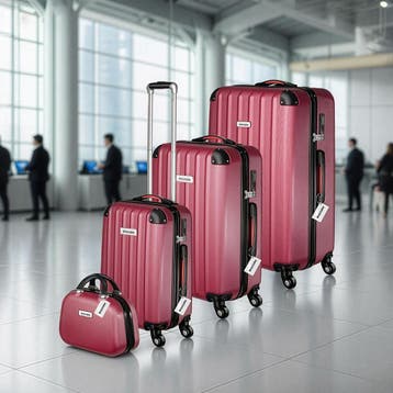 Cleo-set harde koffers met TSA-slot en kofferweegschaal, Sieraden, Tassen en Uiterlijk, Uiterlijk | Cosmetica en Make-up, Verzenden