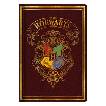Harry Potter A5 Notebook Red Colourful Crest, Ophalen of Verzenden, Nieuw