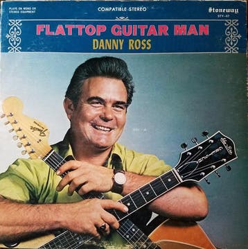 LP gebruikt - Danny Ross - Flattop Guitar Man, Verzenden, Zo goed als nieuw, Overige formaten