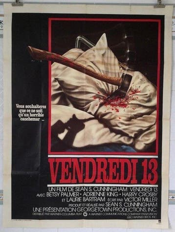 Betsy Palmer - Friday the 13th (1980) - Original French, Nieuw