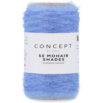 Katia Concept 50 Mohair Shades - 31 hemelsblauw - Mohair G, Ophalen of Verzenden, Nieuw