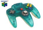 Mario64.nl Nintendo 64 Controller Clear Blue Als Nieuw iDEAL, Spelcomputers en Games, Spelcomputers | Nintendo 64, Ophalen of Verzenden
