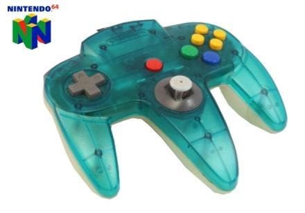 Mario64.nl Nintendo 64 Controller Clear Blue Als Nieuw iDEAL, Spelcomputers en Games, Spelcomputers | Nintendo 64, Zo goed als nieuw