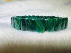 ***NO RESERVE*** Malachiet - Kracht Armband - 10,9x7mm -