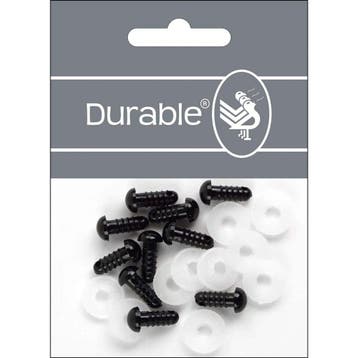 Veiligheidsogen 10mm, 10 stuks = 5 paar, zwart, Verzenden, Nieuw