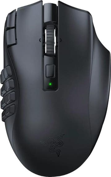Razer Naga V2 HyperSpeed - Draadloze Gaming Muis - Zwart, Computers en Software, Muizen, Verzenden, Refurbished