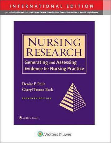 9781975154141 NURSING RESEARCH 11E (INT ED) PB, Boeken, Schoolboeken, Verzenden, Zo goed als nieuw, Denise Polit