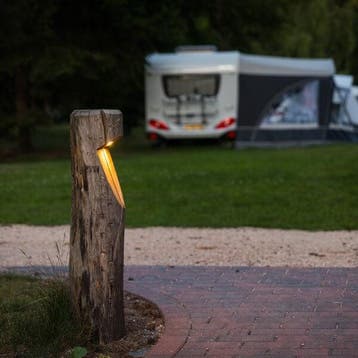 Tuinlamp Baum houten Terraslamp Tuinverlichting, Verzenden, Nieuw