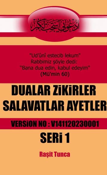 Dualar Zikirler Salavatlar Ayetler | Rait Tunca | Nieuw, Ophalen of Verzenden, Nieuw, Rait Tunca