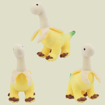 Knuffel Brontosaurus Banaan - Zachte Pluche Speelgoed voor K, Verzenden, Nieuw