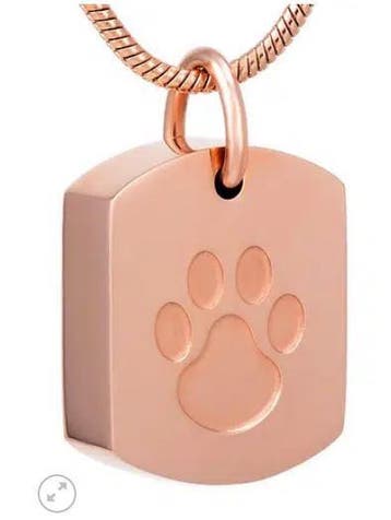 Assieraad, ashanger dierenpoot rosegold rvs, Sieraden, Tassen en Uiterlijk, Kettinghangers, Nieuw, Overige kleuren, Overige materialen