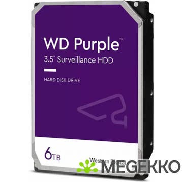 Western Digital Purple WD64PURZ 6TB, Computers en Software, Harde schijven, Verzenden, Nieuw, Western Digital