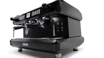 Biepi MC-E Total Black espressomachine, Nieuw, Espresso apparaat, Koffiebonen