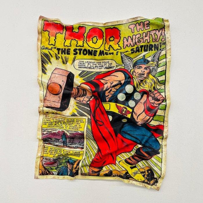 Soyz Bank (1988) - Thor and The stone men from Saturn!, Antiek en Kunst, Kunst | Designobjecten