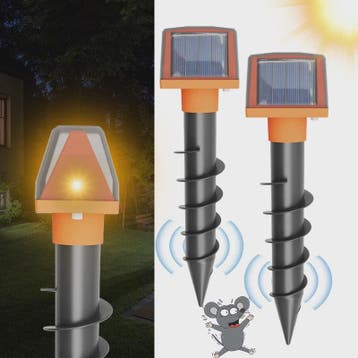 Solar Mollenverjager & Slangenverjager - Geluidsgolf & IP66