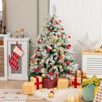 2dekans | Coast Kunstkerstboom Met Sneeuw En Verlichting -, Diversen, Kerst, Ophalen of Verzenden, Zo goed als nieuw