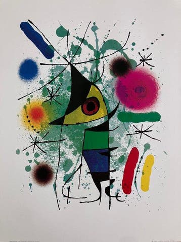 Joan Miró (after) - The singing fish