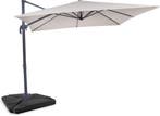 2dekans | VONRO Zweefparasol - Beige - 300x300 cm, Ophalen of Verzenden, Zo goed als nieuw