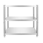 3-Laags Roestvrijstalen Keukenrek – Verstelbaar Opbergrek, Verzenden, Nieuw