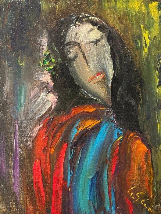 Georges Sécan (1913-1987) - Florence, Antiek en Kunst, Kunst | Schilderijen | Modern