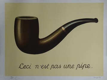René Magritte (1898-1967) - The Treachery of Images - XL, Antiek en Kunst