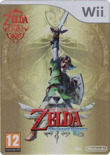Wii The Legend of Zelda: Skyward Sword + Muziek CD (in Steel, Verzenden, Zo goed als nieuw