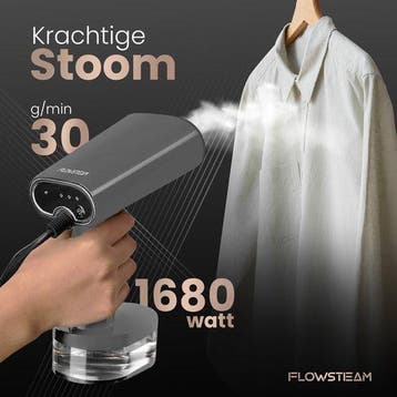 2dekans | FLOWSTEAM® Luxe Kledingstomer - Handstomer -, Ophalen of Verzenden, Zo goed als nieuw