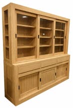 Buffetkast eiken- eiken Enschede 240cm, Huis en Inrichting, Kasten | Buffetkasten, Ophalen of Verzenden, Nieuw