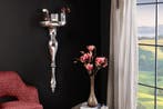 Barokke wandconsole SCALA 80cm zilver aluminium wandplank -, Ophalen of Verzenden, Nieuw