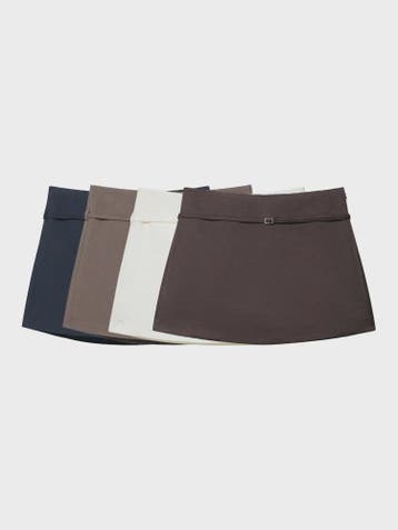 Modieuze Skort met Riem en Ritssluiting - Stijlvolle Casual, Kleding | Dames, Verzenden, Nieuw
