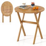 LIVSK Opvouwbare Tuintafel - Massief Acaciahout - Lichtgewic, Verzenden, Nieuw