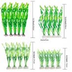 Set Kunstmatige Aquariumplanten Zeewier Watergras Decoratie, Dieren en Toebehoren, Vissen | Aquaria en Toebehoren, Verzenden, Nieuw
