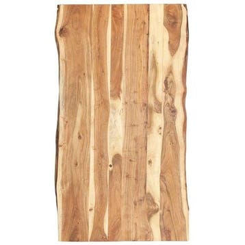 Boomstam Tafelblad Acacia 118x60 | Tweedekansje | OP=OP, 100 tot 150 cm, Zo goed als nieuw, Tafelblad, Industrieel
