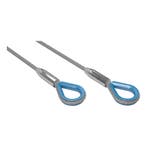 FORTEX Steel 1,5 meter - Ø10mm 1T staalkabel 6x 36 + stk, Verzenden, Nieuw