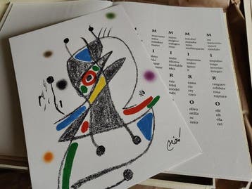 Joan Miro (1893-1983) - Variaciones acrósticas en el Jardín