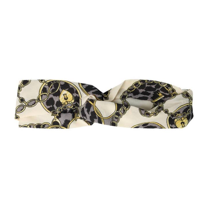 Haarband Twist 5cm – Ketting Panter Print – Gladde Stof –, Sieraden, Tassen en Uiterlijk, Uiterlijk | Haarverzorging