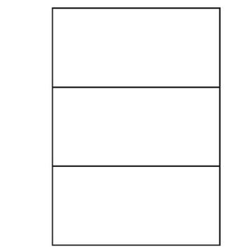 A4 etiketten 210 x 99 mm wit 100 vel huismerk, Verzenden, Nieuw, Huismerk