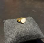 No-Fade Goud Stijl Gelaagde Witte Edelsteen Ring -Waterproof, Met edelsteen, Nieuw, Dame of Heer, Goud