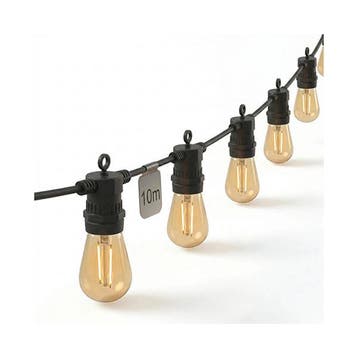 Lichtsnoer | Calex | VISTA | 10 meter (10 leds, Warm wit), Verzenden, Nieuw