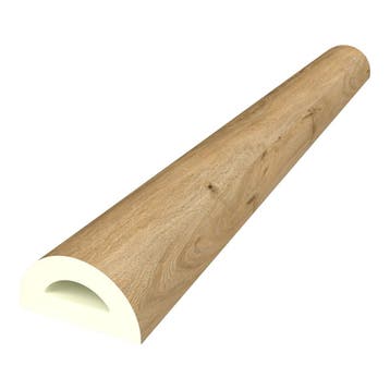 Overzettreden stootborden set van 2 PVC 120x32x4,6 cm eikenk, Doe-het-zelf en Verbouw, Verzenden, Nieuw