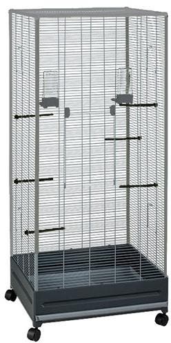 Voltrega voliere 420 grijs / grijs (Volieres, Vogels), Dieren en Toebehoren, Vogels | Hokken en Kooien, Verzenden, Nieuw, Overige materialen