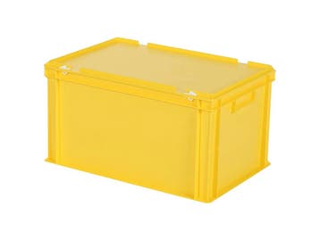 Stapelbak met deksel - 600 x 400 x H 335 mm (versterkte, Ophalen of Verzenden, Nieuw