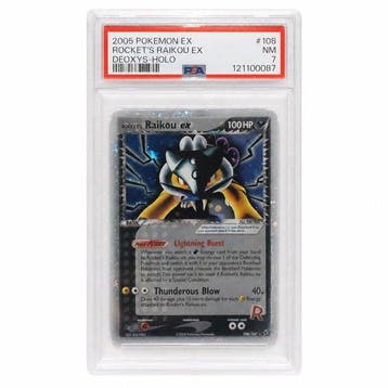 Pokémon - 1 Graded card - Raikou 2005 Rockets raikou EX 108, Nieuw